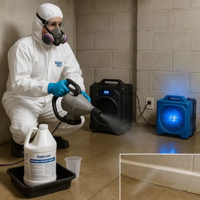 Sanitization and Odor Removal process in Melrose Park, FL